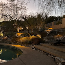 Professional-landscape-low-voltage-accent-lighting-system-installation-in-Paradise-Valley-Az 1