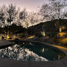 Professional-landscape-low-voltage-accent-lighting-system-installation-in-Paradise-Valley-Az 3