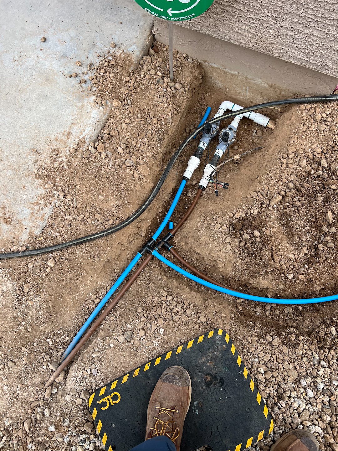 Professional landscape plant drip irrigation installation in Cave Creek Az Thumbnail