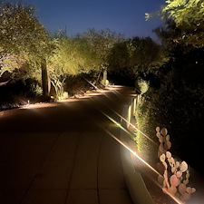 Professional-low-voltage-accent-lighting-installation-in-the-Troon-community-in-Scottsdale 0