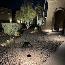 Professional-low-voltage-landscape-accent-lighting-installation-in-Anthem-Az 2