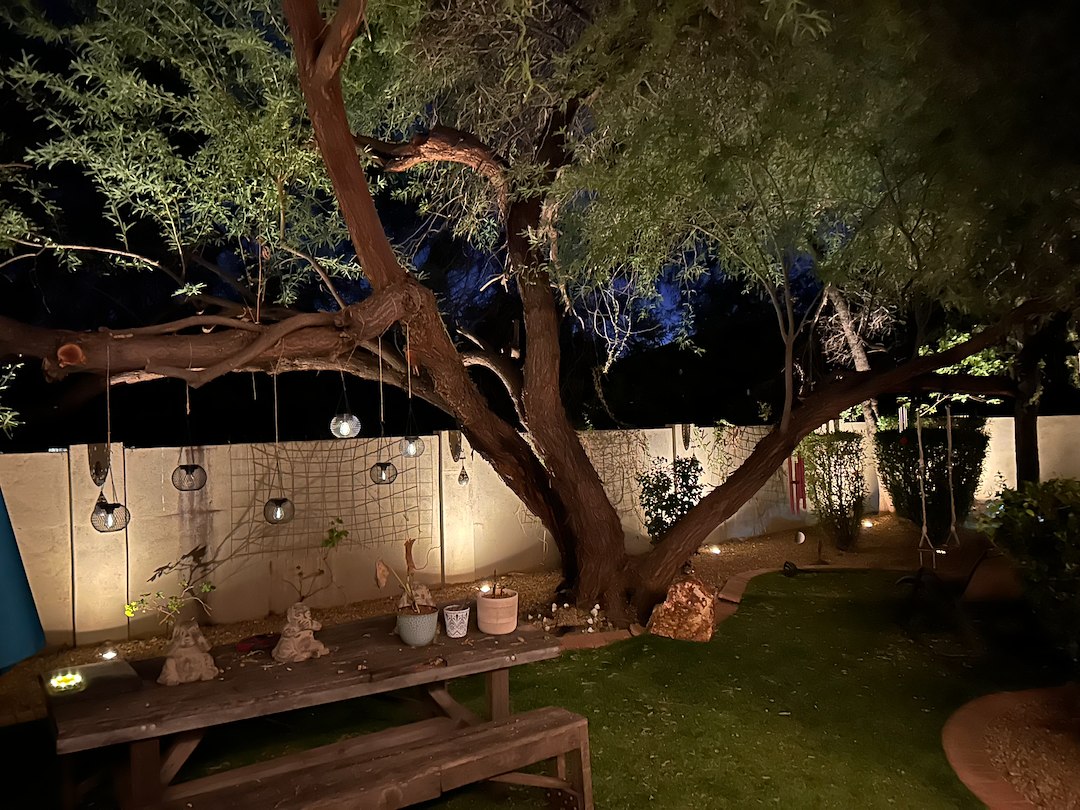 Professional low voltage landscape accent lighting installation in Phoenix  Thumbnail