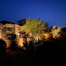 Professional-low-voltage-landscape-accent-lighting-installation-in-Scottsdale-Az 1